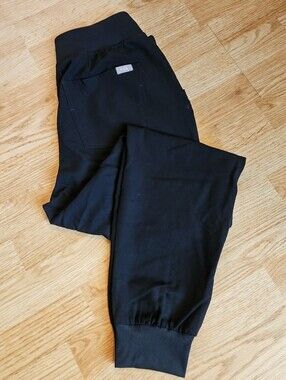 Figs Zamora Black Jogger Scrub Pants
